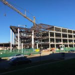 Lobby and chapel construction as of November 7, 2016